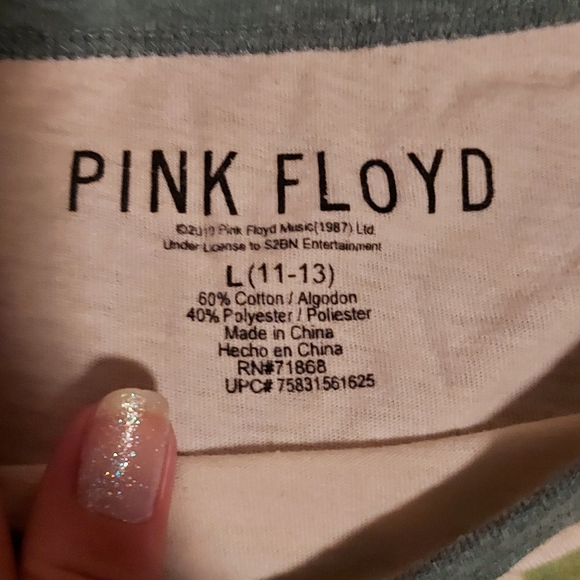 Vintage Inspired Pink Floyd Raglan/Baseball Shirt - Picture 4 of 4